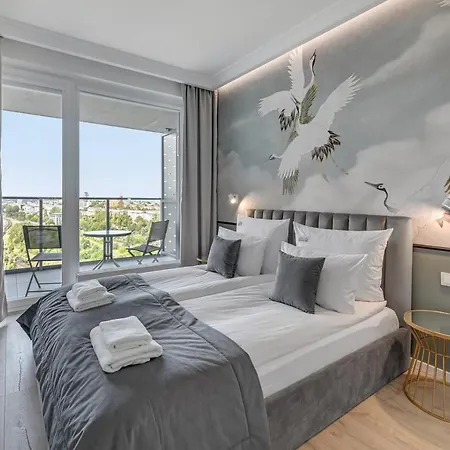 Apartment Modern Tower & View By Downtown Gdynia