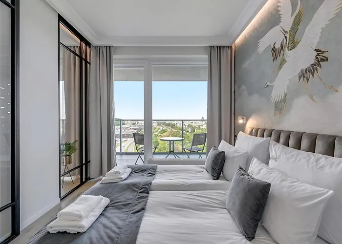 Modern Tower & View By Downtown Lägenhet Gdynia