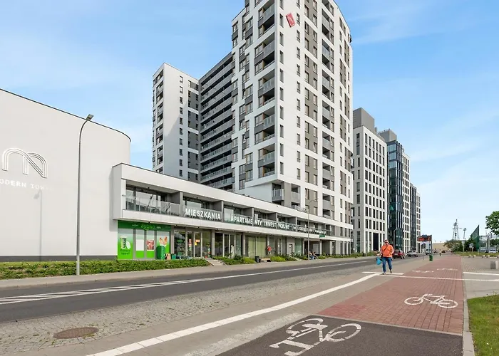 Lägenhet Modern Tower & View By Downtown *